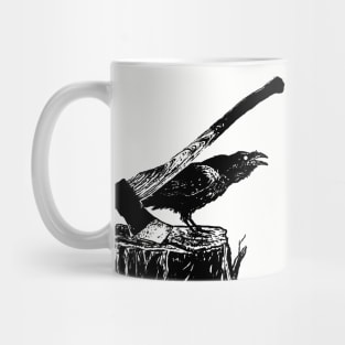 Raven and an axe Mug